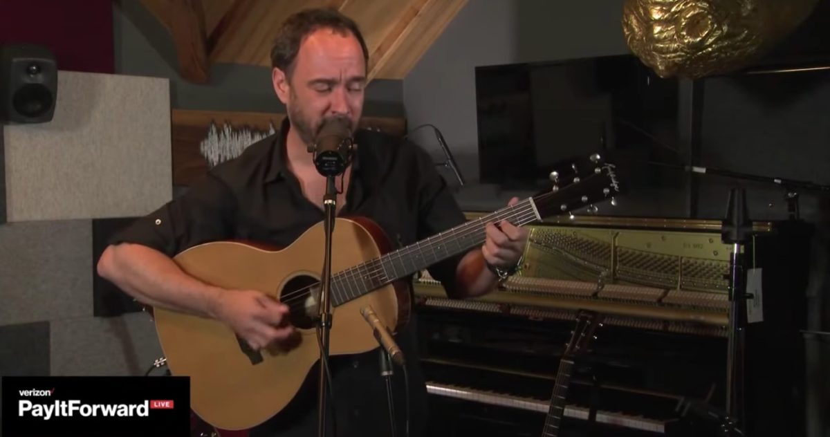 Dave Matthews Verizon Pay It Forward Live