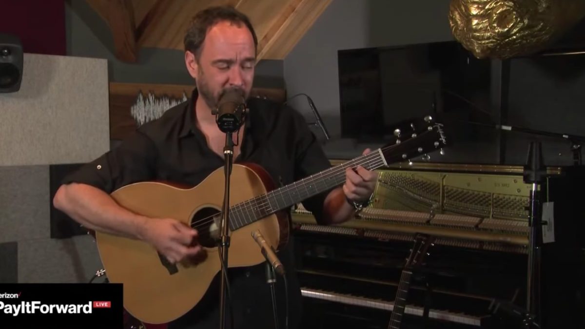 Dave Matthews Performs Verizon Pay it Forward Livestream