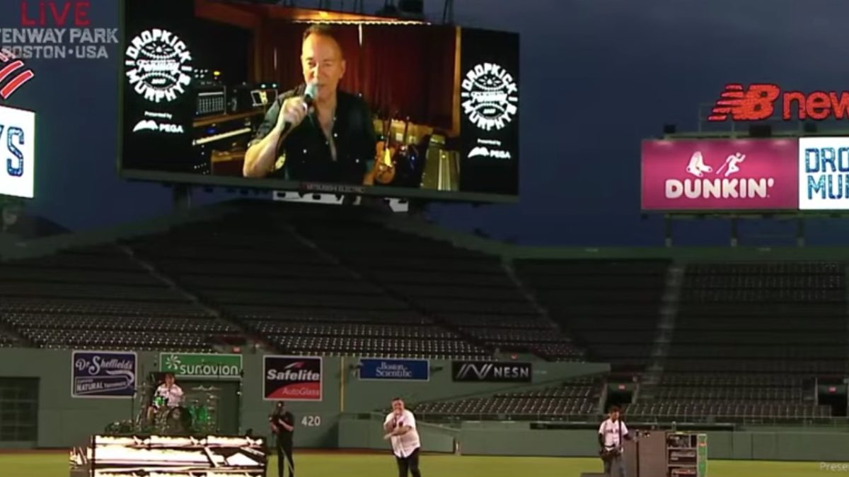 Dropkick Murphys & Bruce Springsteen Perform At Empty Fenway Park