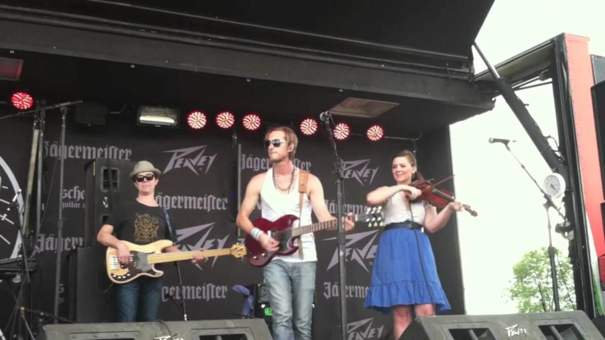 "I Shall Be Released" - Van Ghost with Allie Kral at Summer Camp 2012