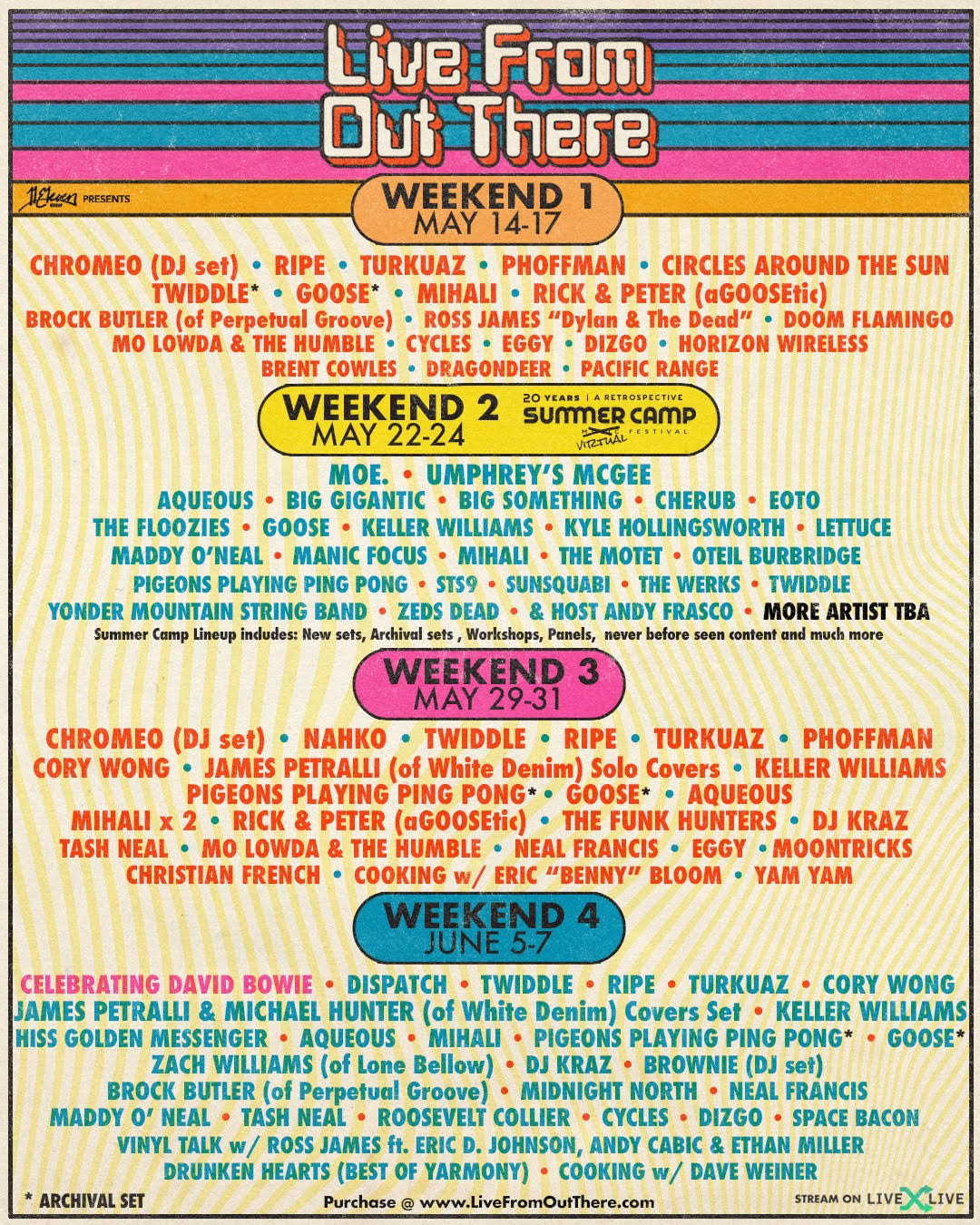 Live From Out There Season 2 Lineup