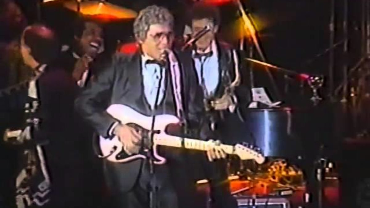 Carl Perkins, Keith Richards, BB King - "Blue Suede Shoes" Live at 1987 Induction
