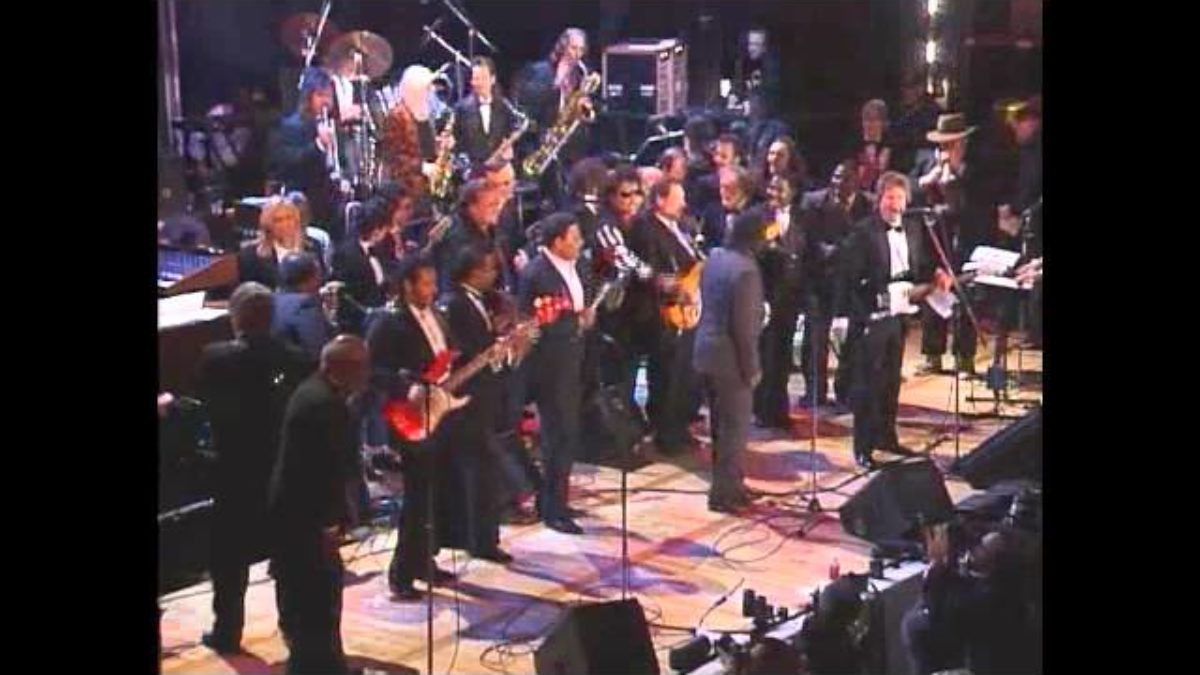"Soul Man" All-Star Jam at 1992 Inductions