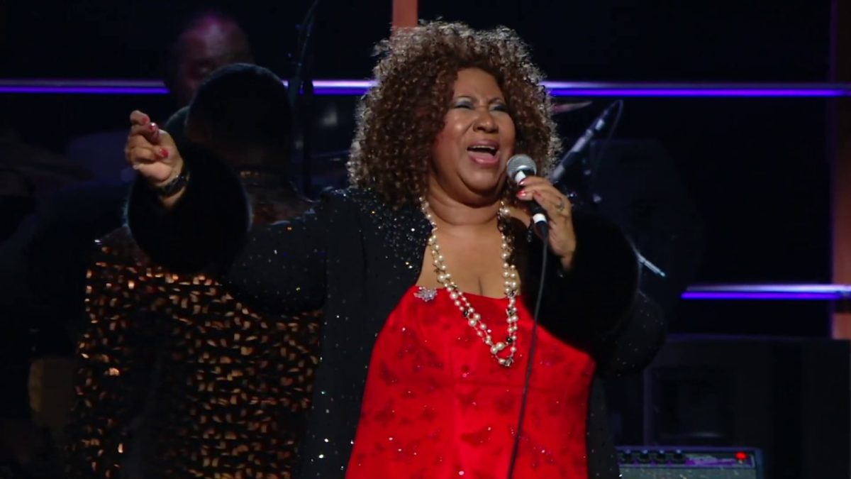 Aretha Franklin performs "Theme from 'New York, New York'" at the 25th Anniversary Concert