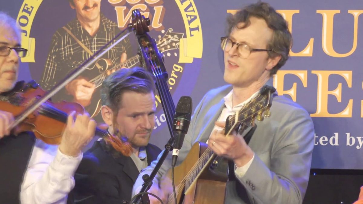Tony Trischka and Michael Daves w Kenny Kosek "Ponce de Leon Avenue" 2/15/19 Joe Val