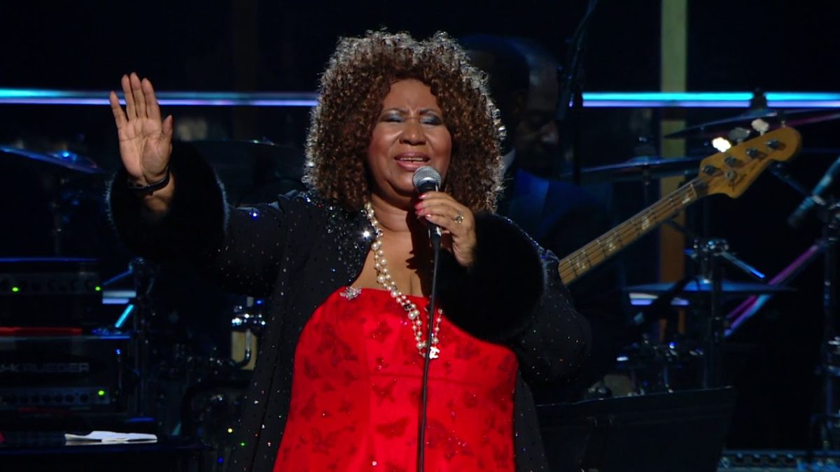 Aretha Franklin performs "Make Them Hear You" at the 25th Anniversary Concert
