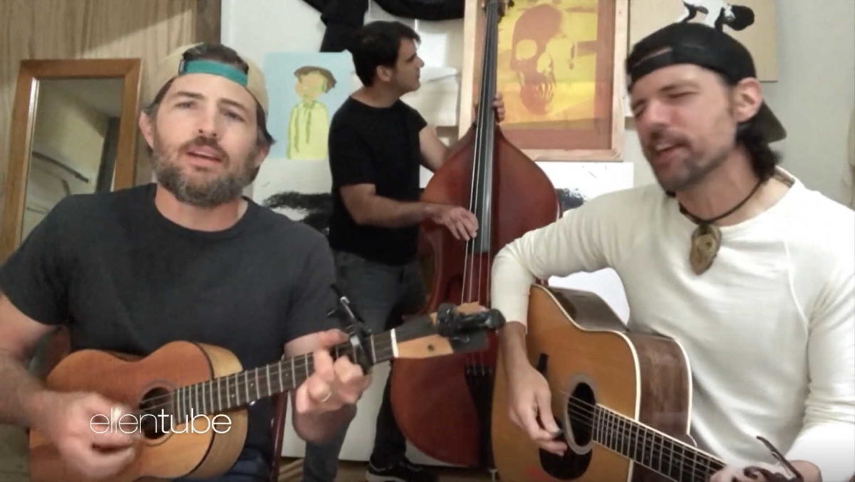 Avett Brothers Ellen Locked Up