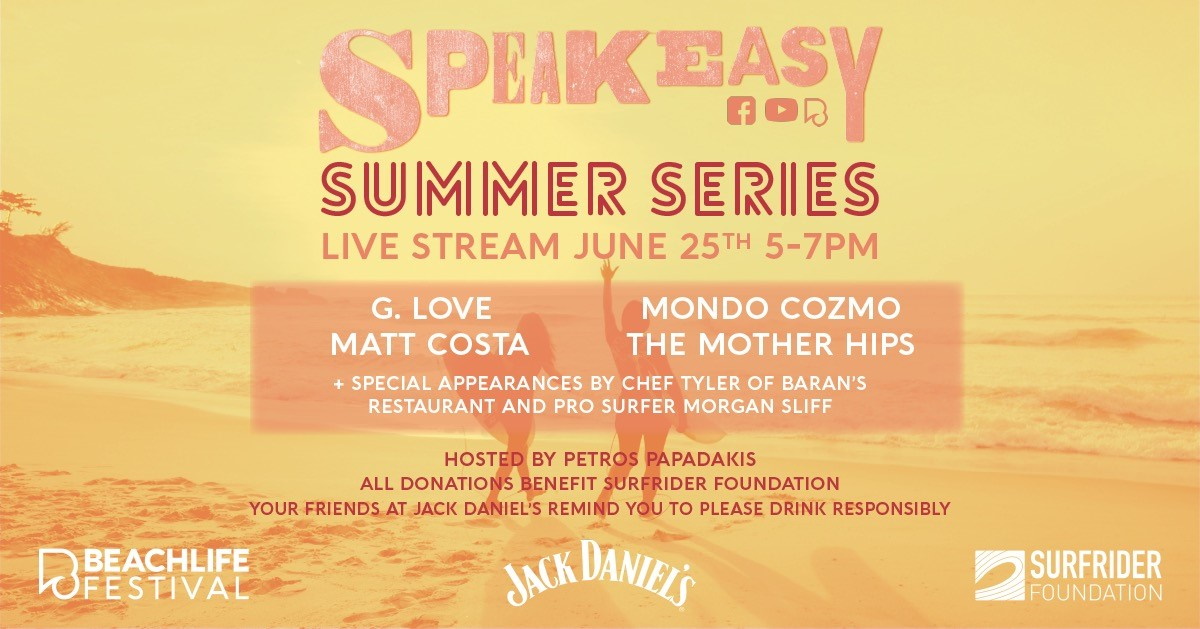 Beachlife Speakeasy Livestream G Love Mother Hips