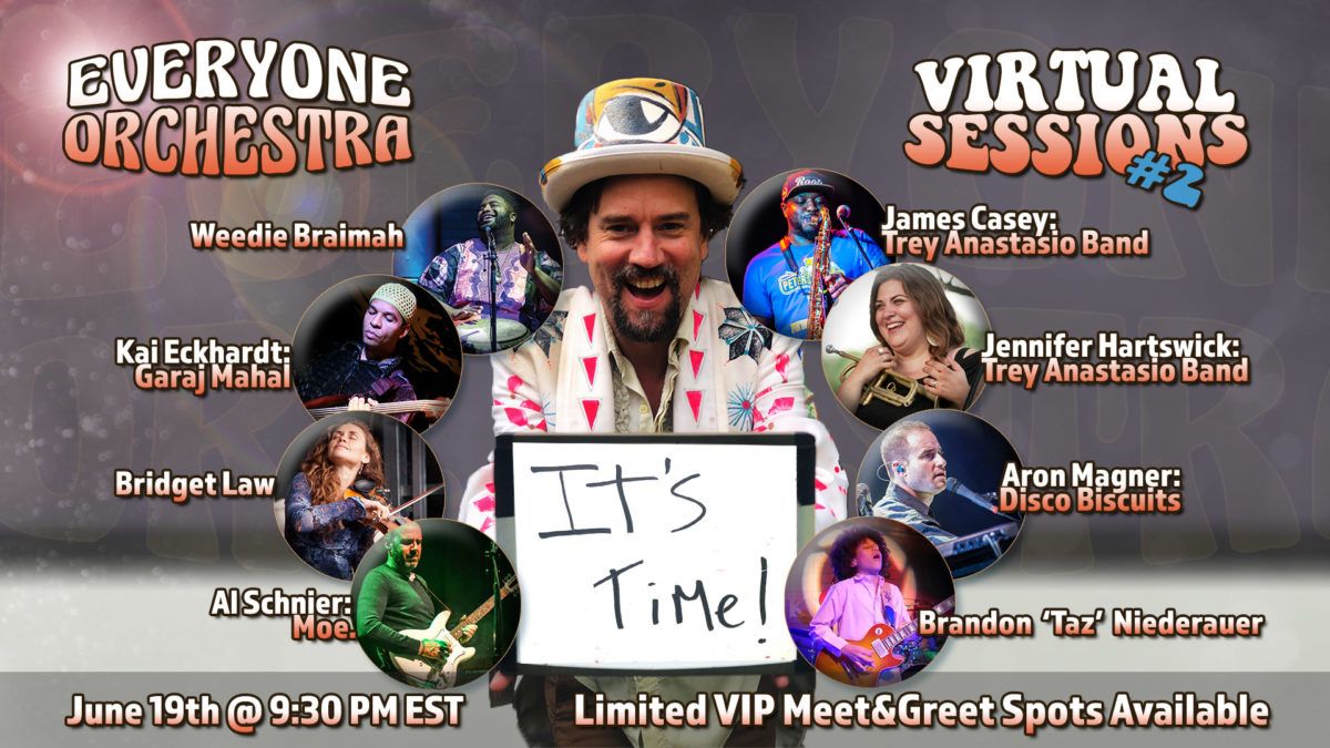 Today’s Livestreams, June 19, 2020: Everyone Orchestra, Goose, 4 Peaks, LOCKN' & More
