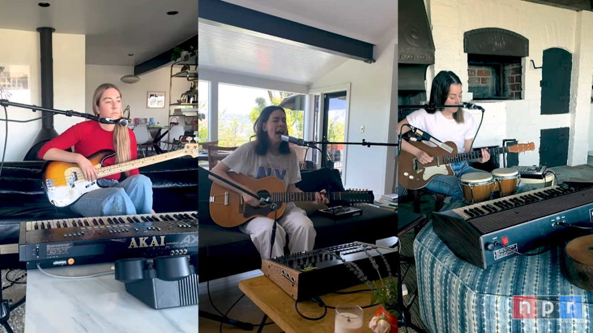 HAIM Performs NPR Music ‘Tiny Desk (Home) Concert’