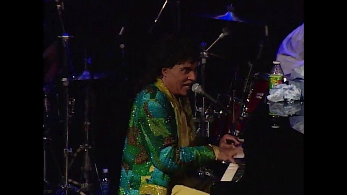 Little Richard performs "Lucille" at the Rock & Roll Hall of Fame