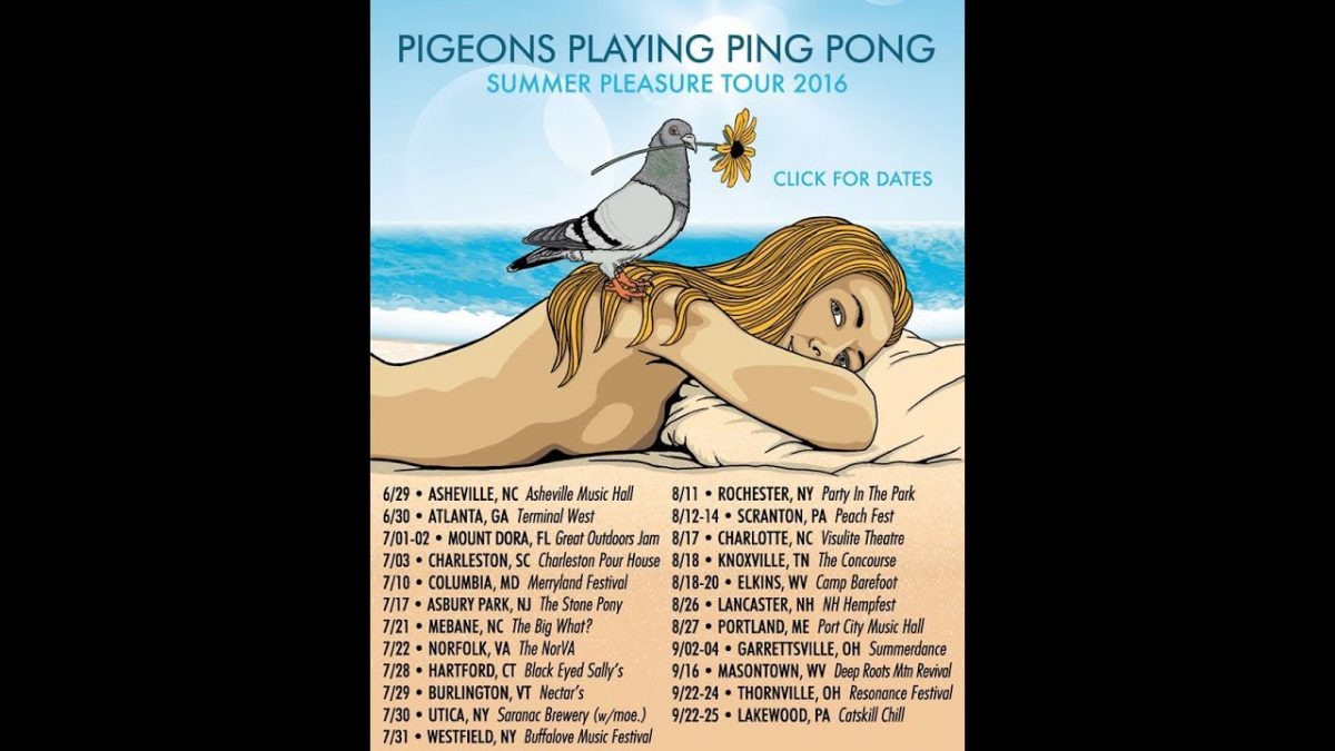 Pigeons Playing Ping Pong LIVE set 2 @ Asheville Music Hall 6-29-2016