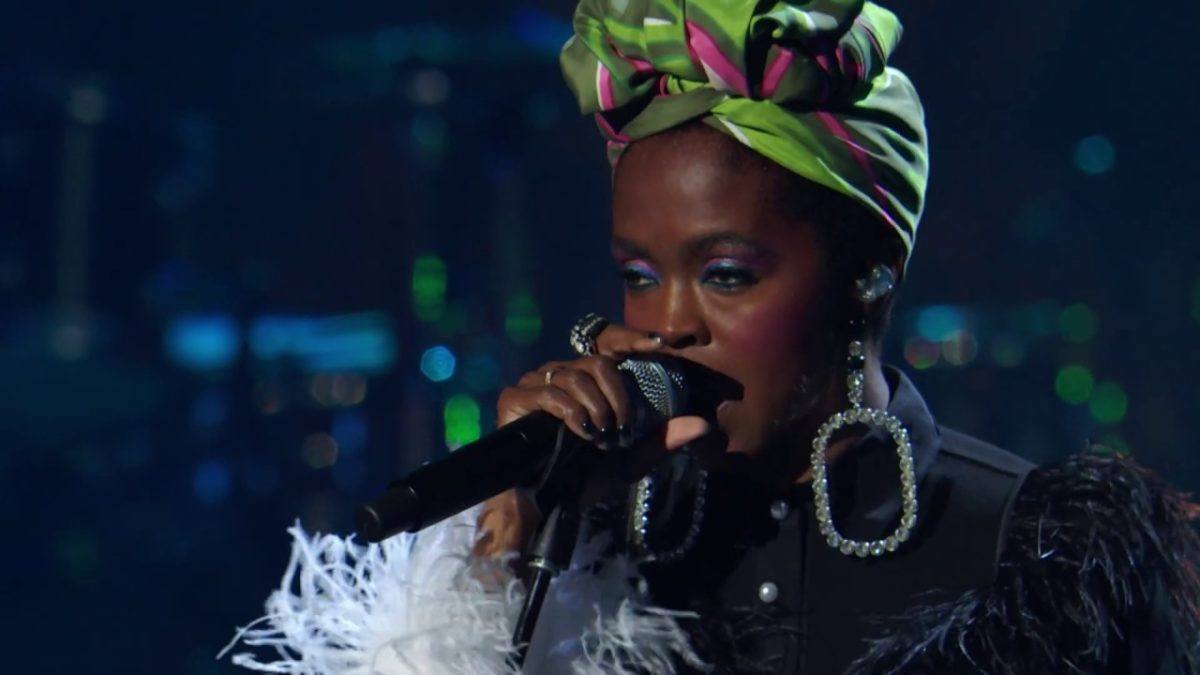 Lauryn Hill performs "Ain't Got No - I Got Life" at the 2018 Hall of Fame Induction Ceremony