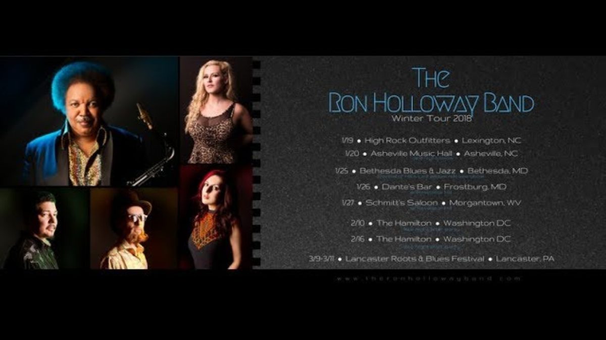 Ron Holloway Band LIVE @ Asheville Music Hall 1-20-2018