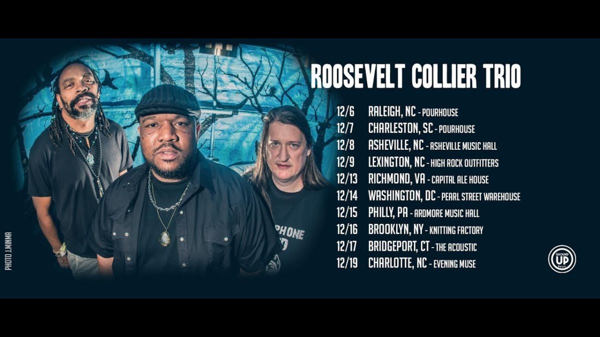 Roosevelt Collier Trio LIVE @ Asheville Music Hall 12-8-2017