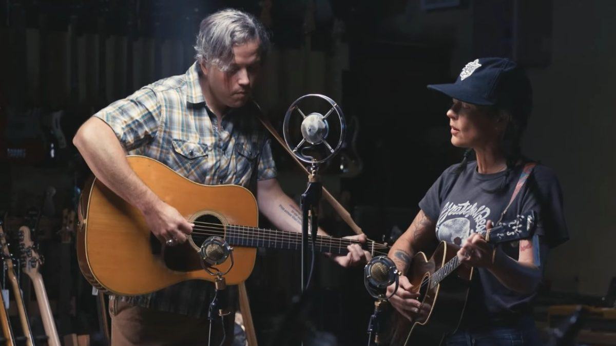 Jason Isbell & Amanda Shires Perform 'White Feather' At Carter Vintage Guitars