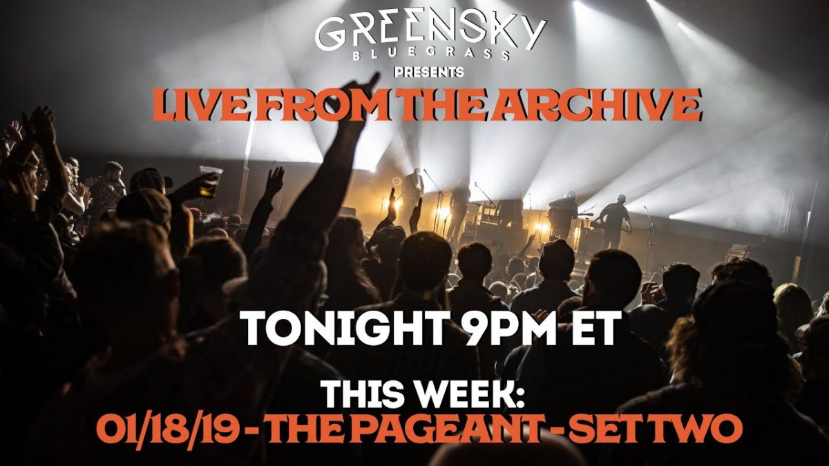 "Live From The Archive" | 01/18/19 - The Pageant | Set Two
