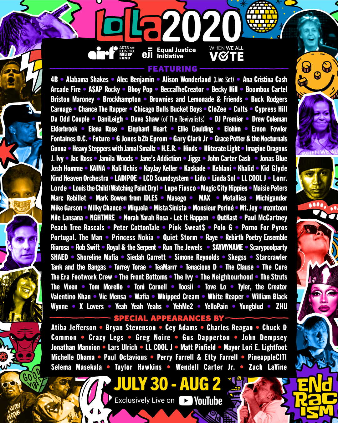 Lolla2020 Lineup