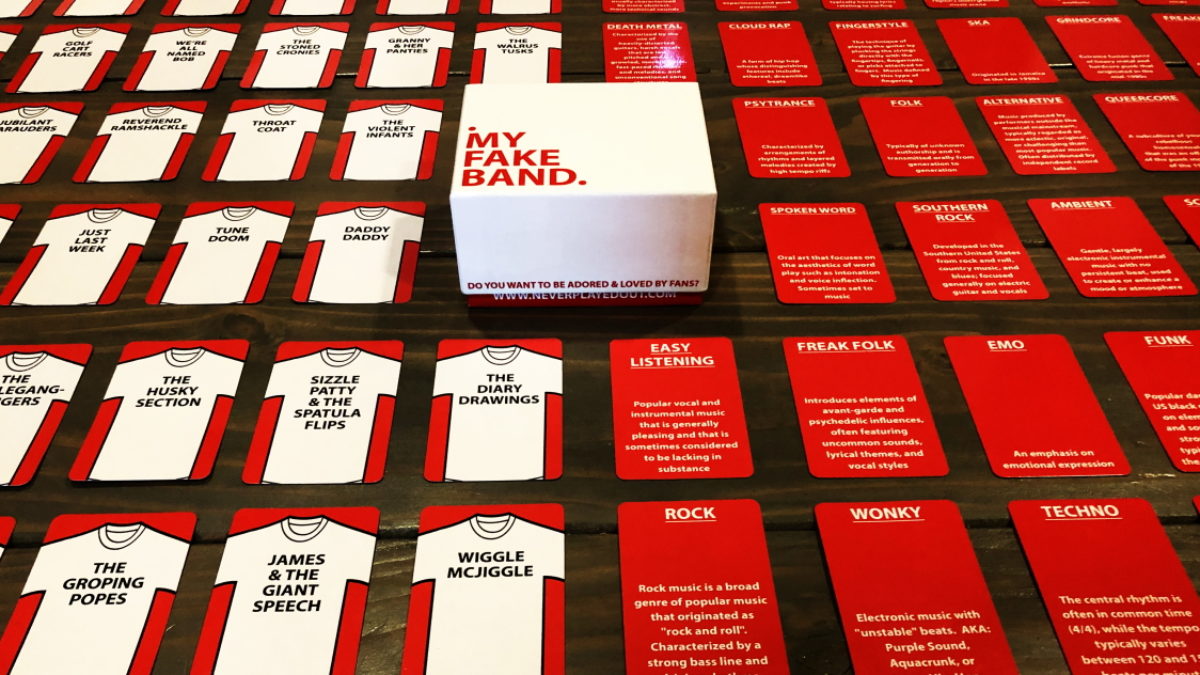 The Card Game For Music Lovers & Shit Talkers: My Fake Band