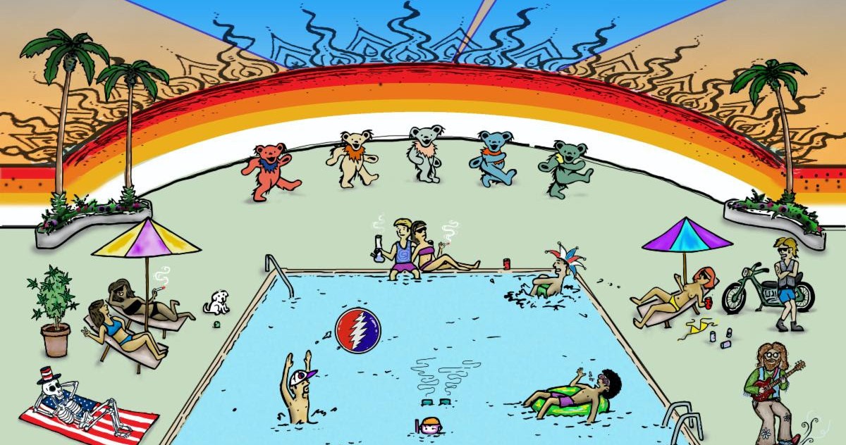 Poolside Grateful Dead cover