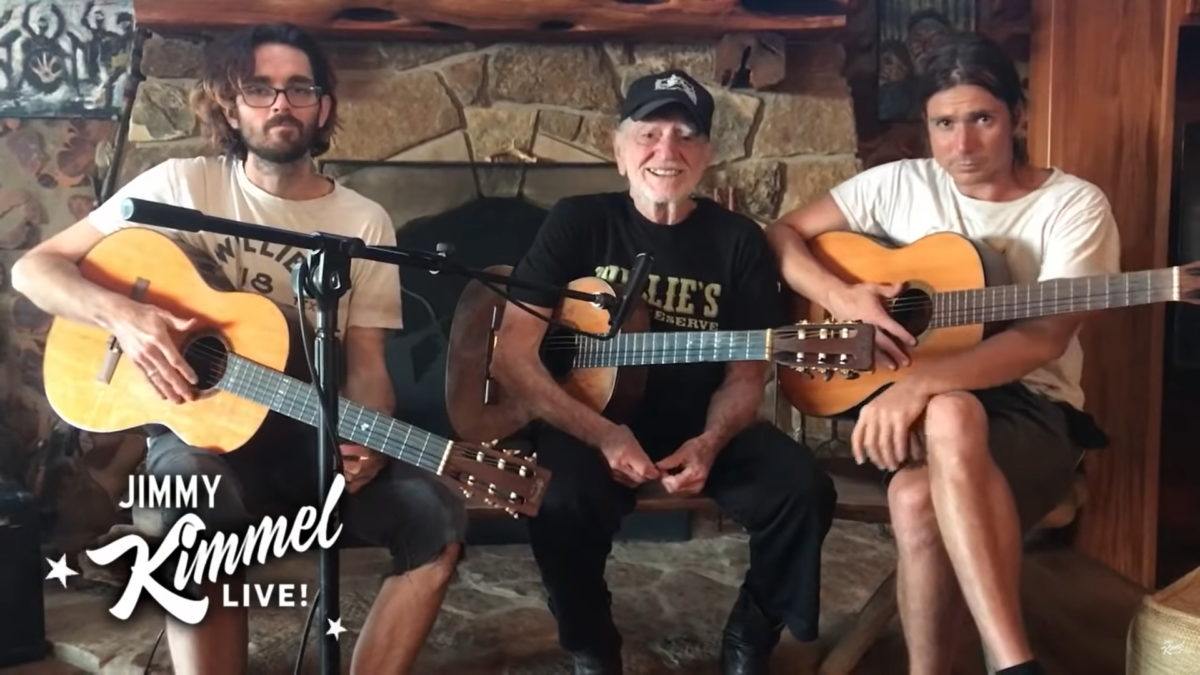 Willie Nelson Appears On ‘Jimmy Kimmel Live’