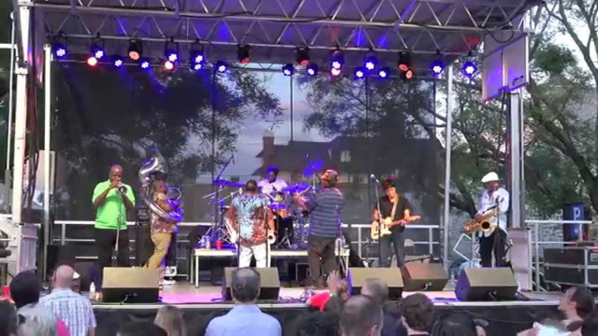 Dirty Dozen Brass Band - 06.06.15 - Wayne, PA - 4K  tripod sbd