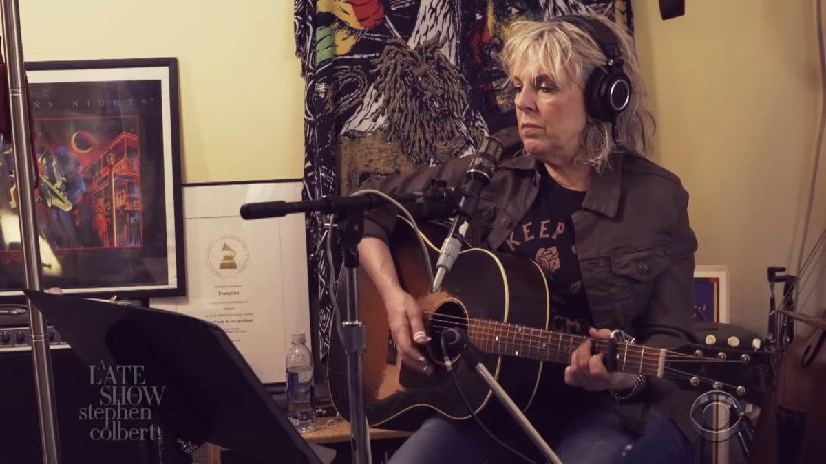 Lucinda Williams Performs ‘You Can't Rule Me’ On ‘Colbert’