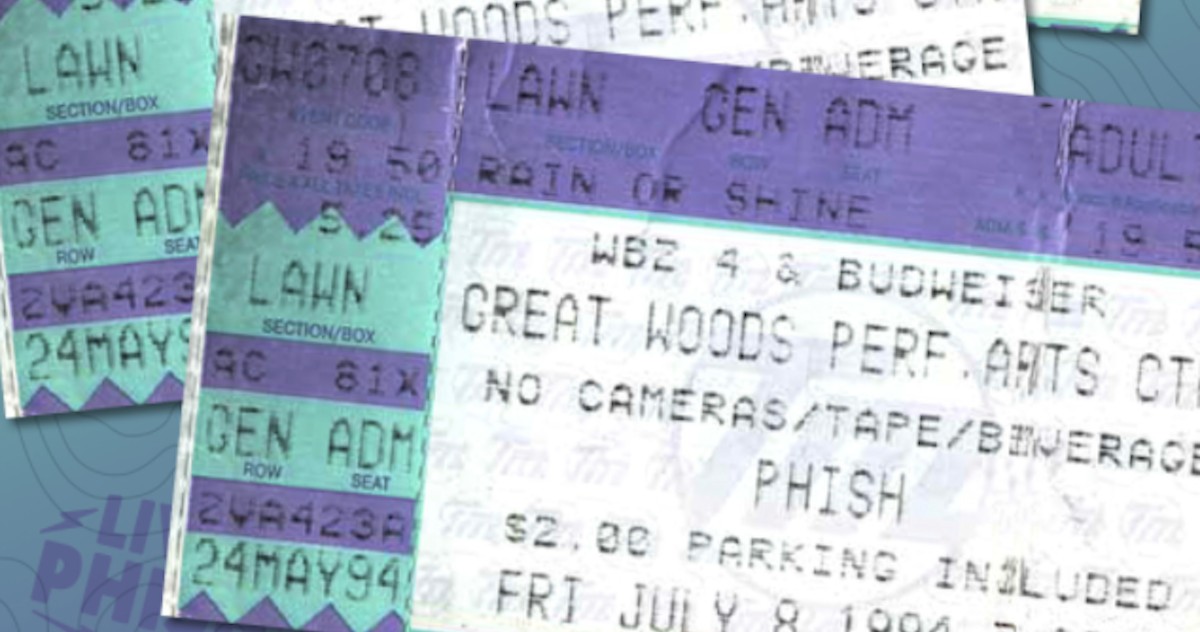 Phish Great Woods 1994