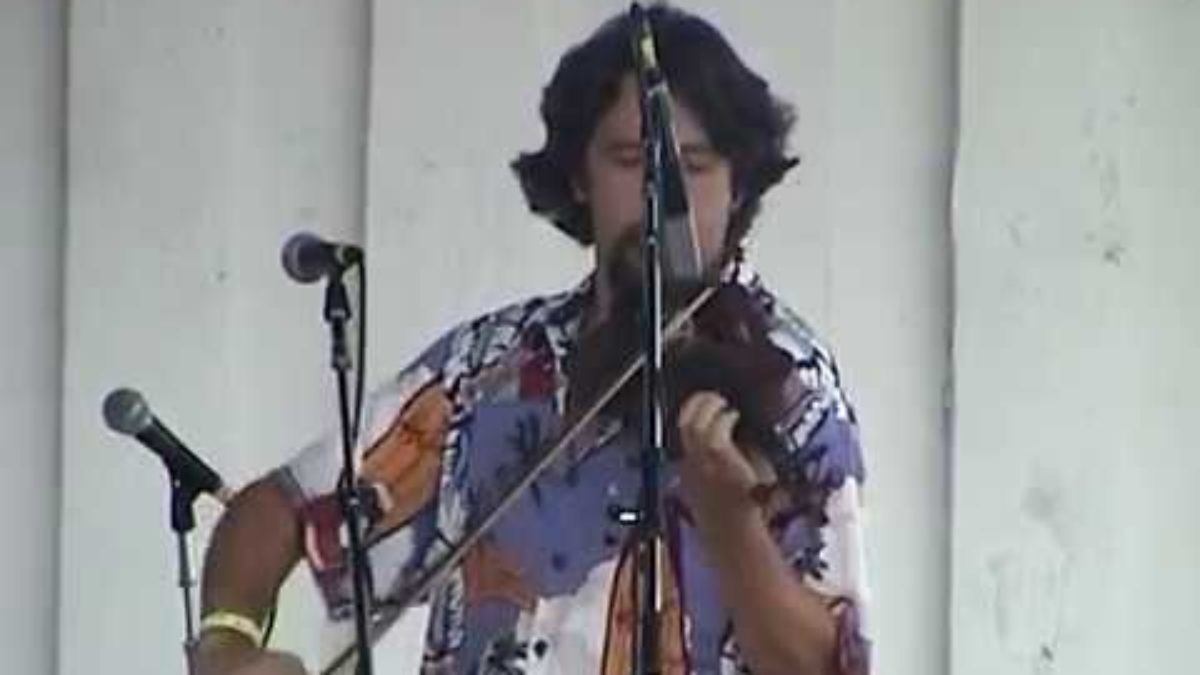David Via And Corn Tornado July 20, 2002 "Burn That Courthouse Down" Grey Fox