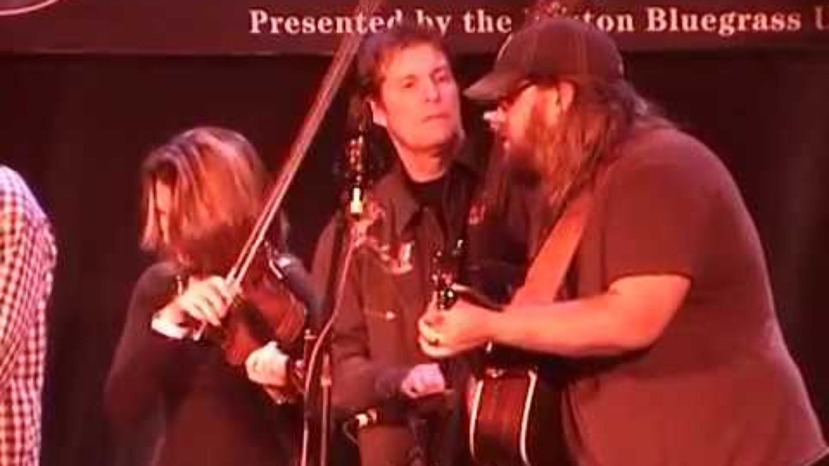 Chris Stapleton with the Steeldrivers "Midnight Train To Memphis" 2/16/08 Joe Val Bluegrass Festival