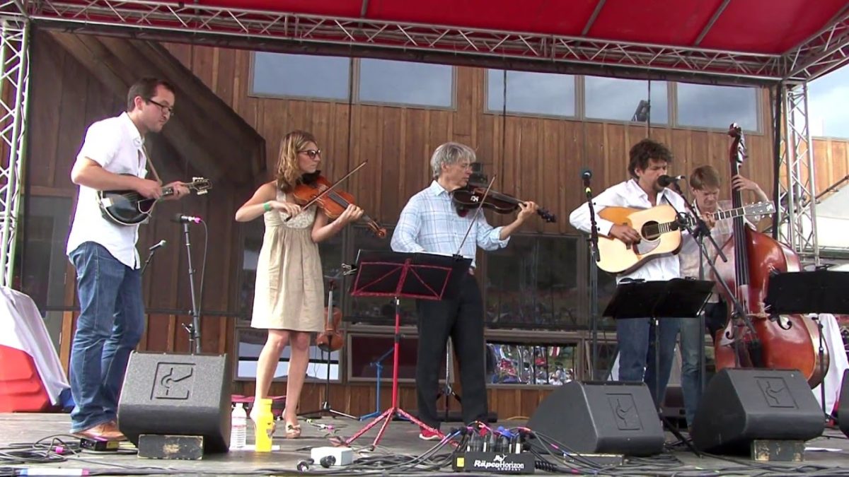 Darol Anger and Republic of String  "Coal Burning Grease Fire" 8/13/11 Rangley, ME