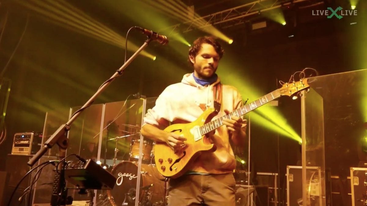 Goose Performs Socially Distanced Concert At Yarmouth Drive-In