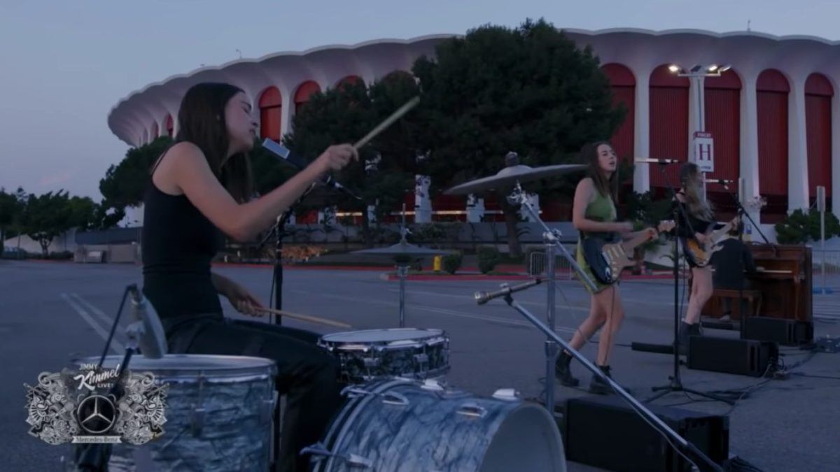 HAIM Performs ‘Gasoline’ For ‘Kimmel’