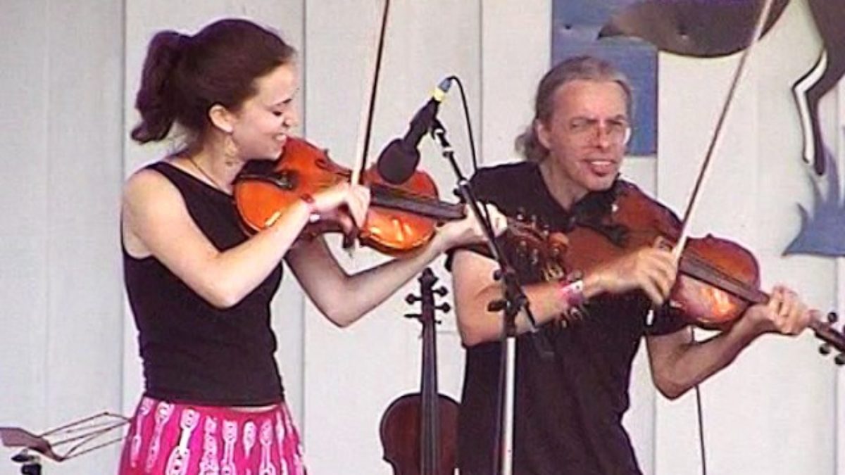 Darol Anger's Republic Of Strings w Brittany Haas 7/16/05 "Dry And Dusty~Duck River" Grey Fox