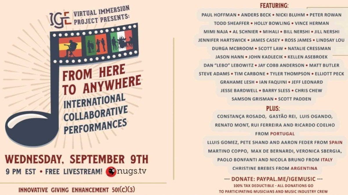 Innovative Giving Enhancement Announces ‘From Here To Anywhere’ Livestream Special