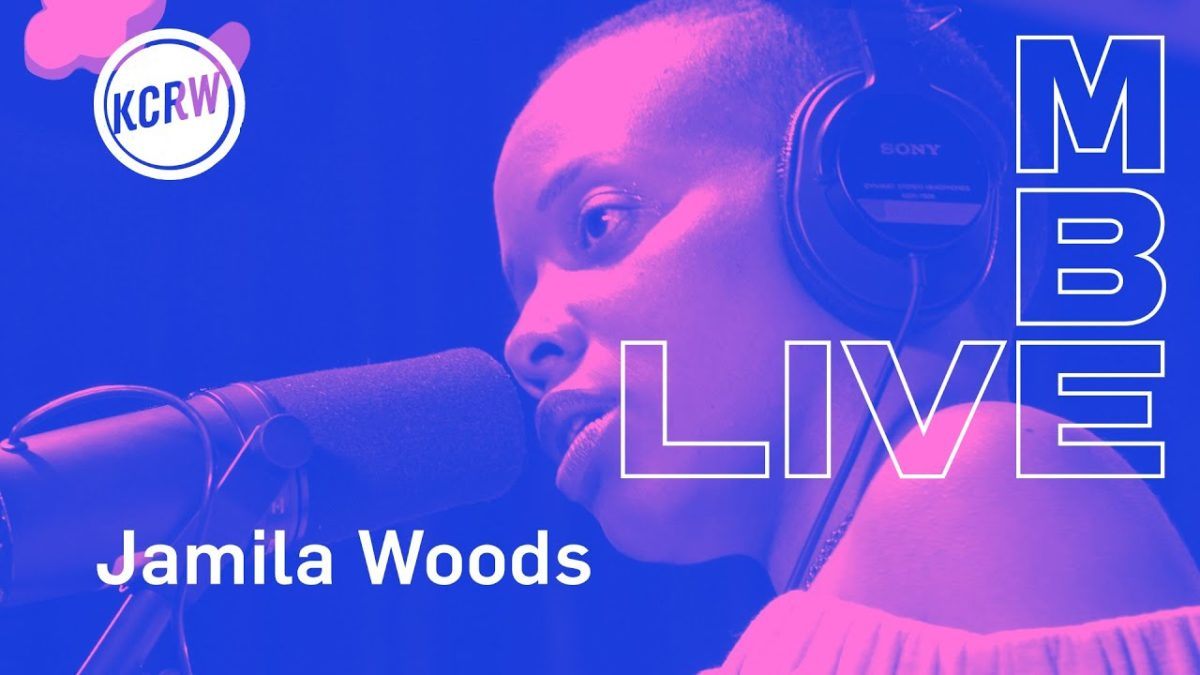 Jamila Woods performing "EARTHA" live on KCRW