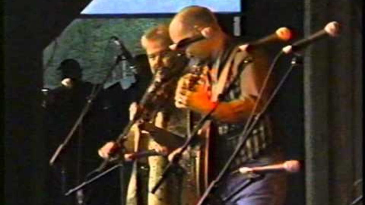 Lonesome River Band, "Fiddle and Banjo Tune," Merlefest 4/26/2001