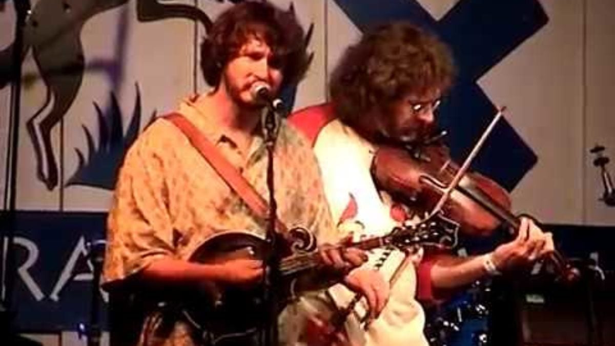 Drew Emmitt and Freedom Ride with Sam Bush July 19, 2003 "Down in the Hollow" Grey Fox