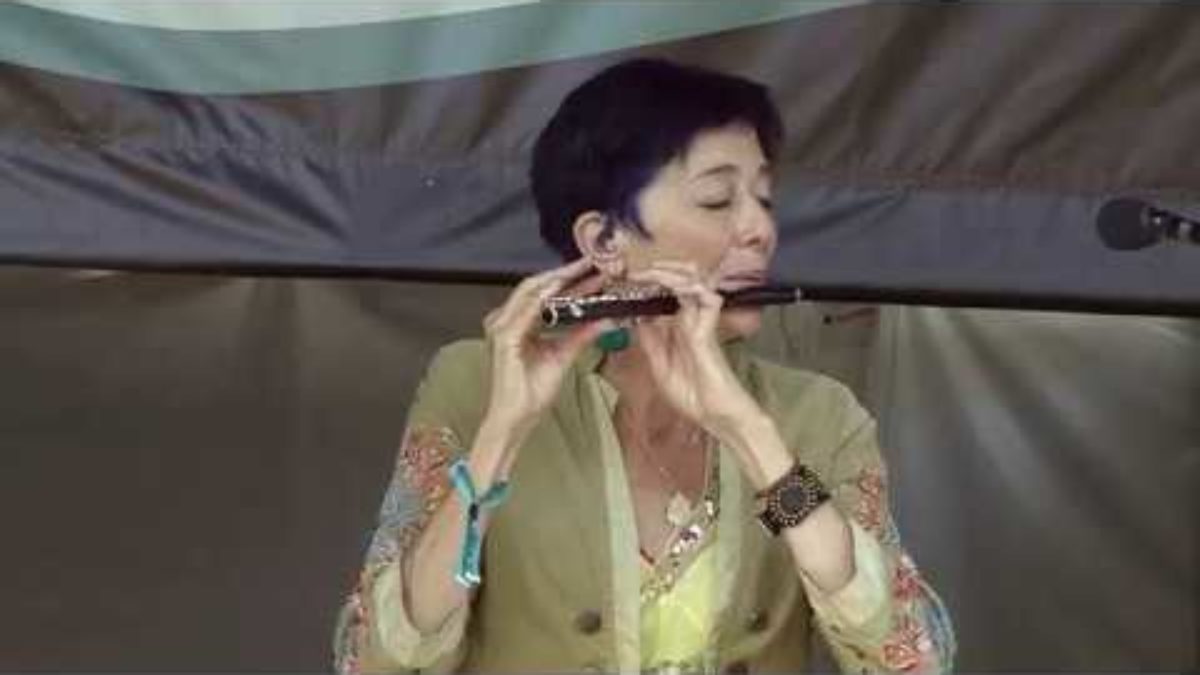 Nell Robinson and Jim Nunally "I Hear A South Wind" Freshgrass 2017 MASSMoCA N Adams, MA