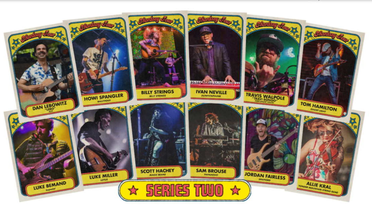 Phantasy Tour Announces 2nd Round Of Live Music Trading Cards