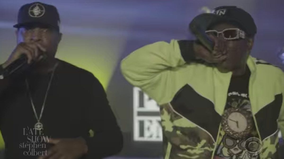 Public Enemy Performs On ‘Colbert’ With George Clinton & B-Real
