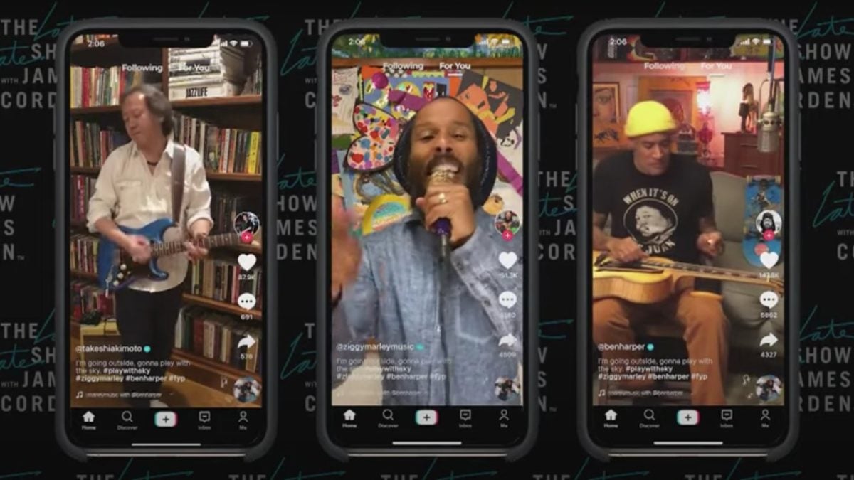 Ziggy Marley & Ben Harper Perform On 'The Late Late Show'