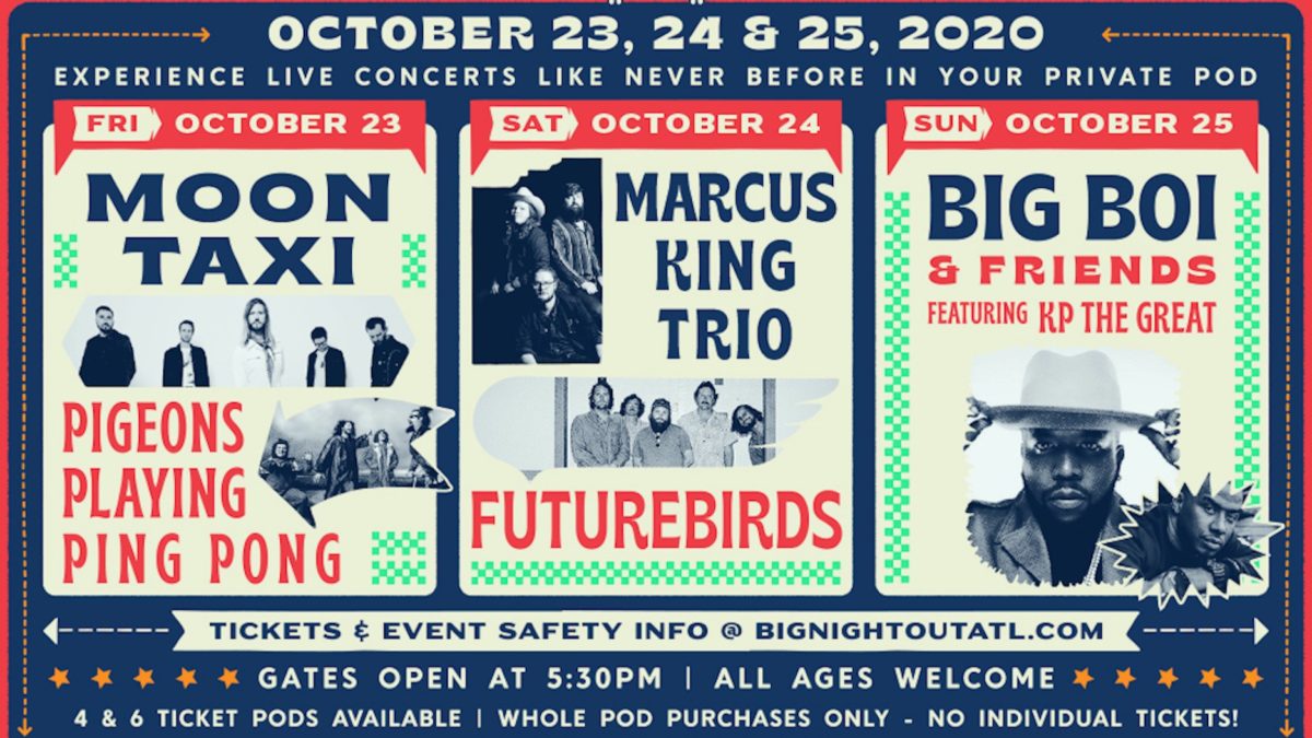 ‘Big Night Out’ Socially Distanced Concert Series Features Marcus King Trio, Moon Taxi & More
