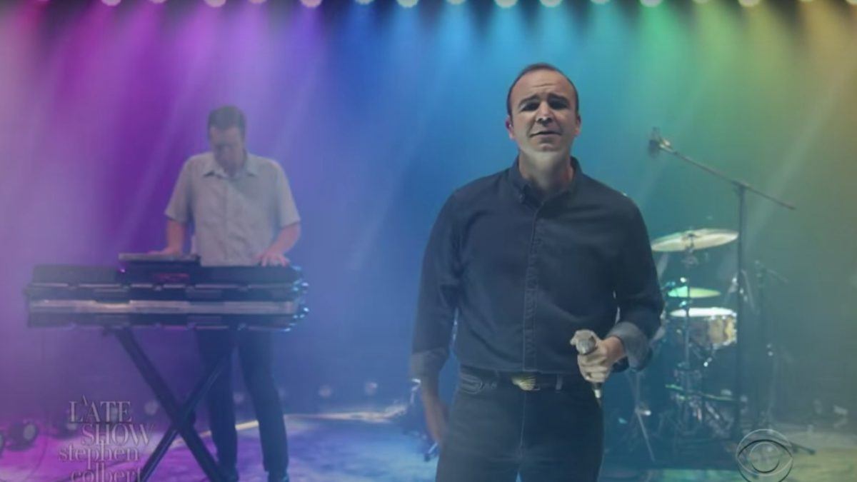 Future Islands Perform ‘For Sure’ On ‘Colbert’