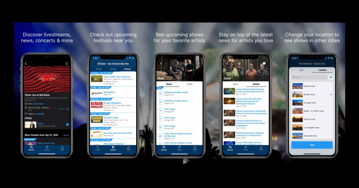 JamBase Launches iOS App Update