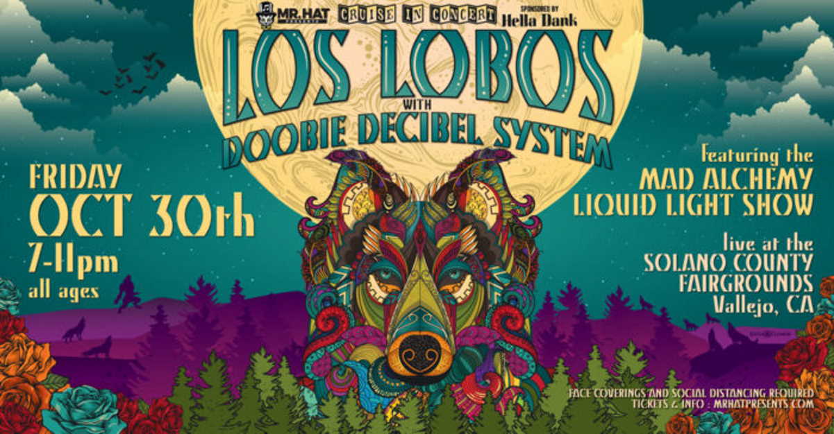 Los Lobos Doobie Decibel System Outdoor Concert October 30