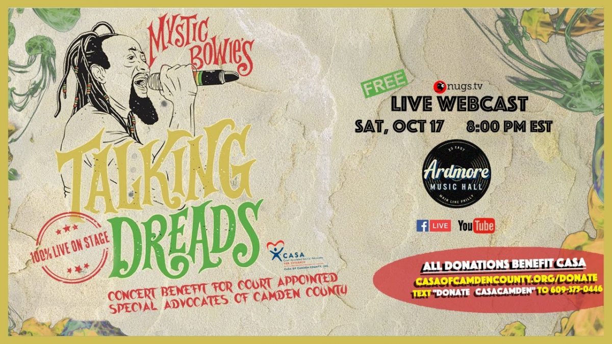 10/17/20 Talking Dreads (Reggae Talking Heads Tribute) LIVE On Stage at Ardmore Music Hall