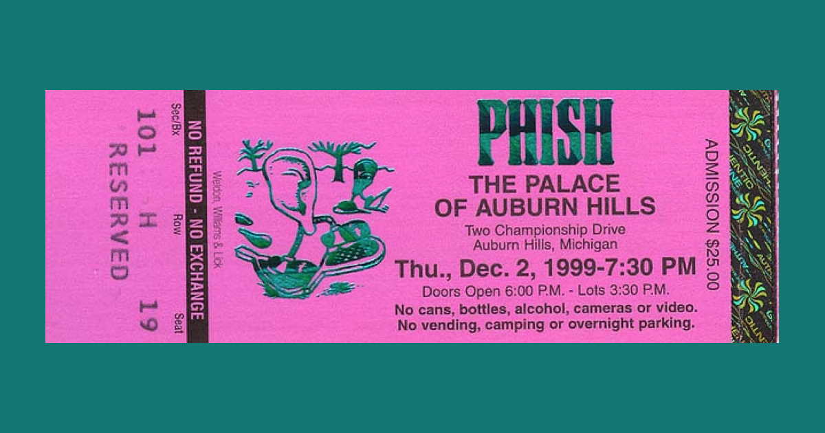 Phish Auburn Hills 1999 LivePhish Release