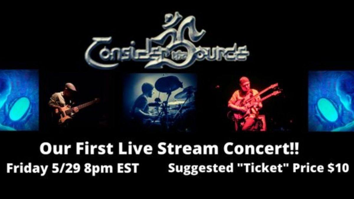 Consider the Source Full Album Live Stream Concert live from Assorted Studios