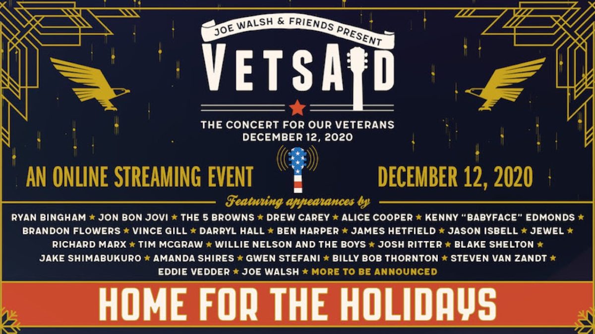 Joe Walsh Taps Eddie Vedder, Jason Isbell, Amanda Shires & More For VetsAid Livestream Benefit Concert